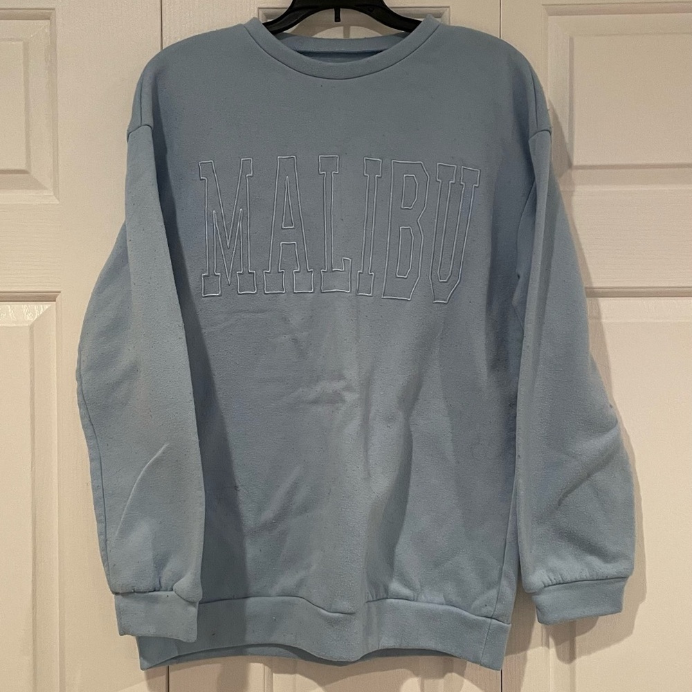 Malibu blue crewneck